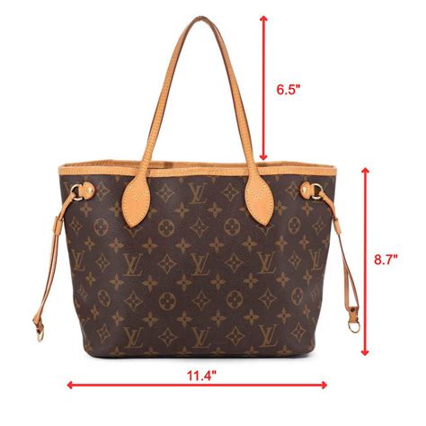 neverfull lv sizes|neverfull size chart.